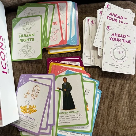 ICONS: Women Who Play to Win, Women Feminist Board Card Game - Picture 6 of 7